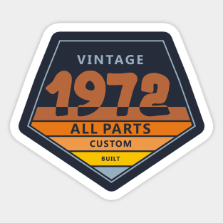 48th Birthday T-Shirt - Vintage 1978 Sticker